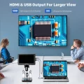 TOMLOV DM9 Pro HDMI مجهر رقمي 7 ”IPS شاشة المجاهر 1200X عرض العملة الكاملة 16MP مجهر لحام احترافي – AliExpress 1420 (نسخة)